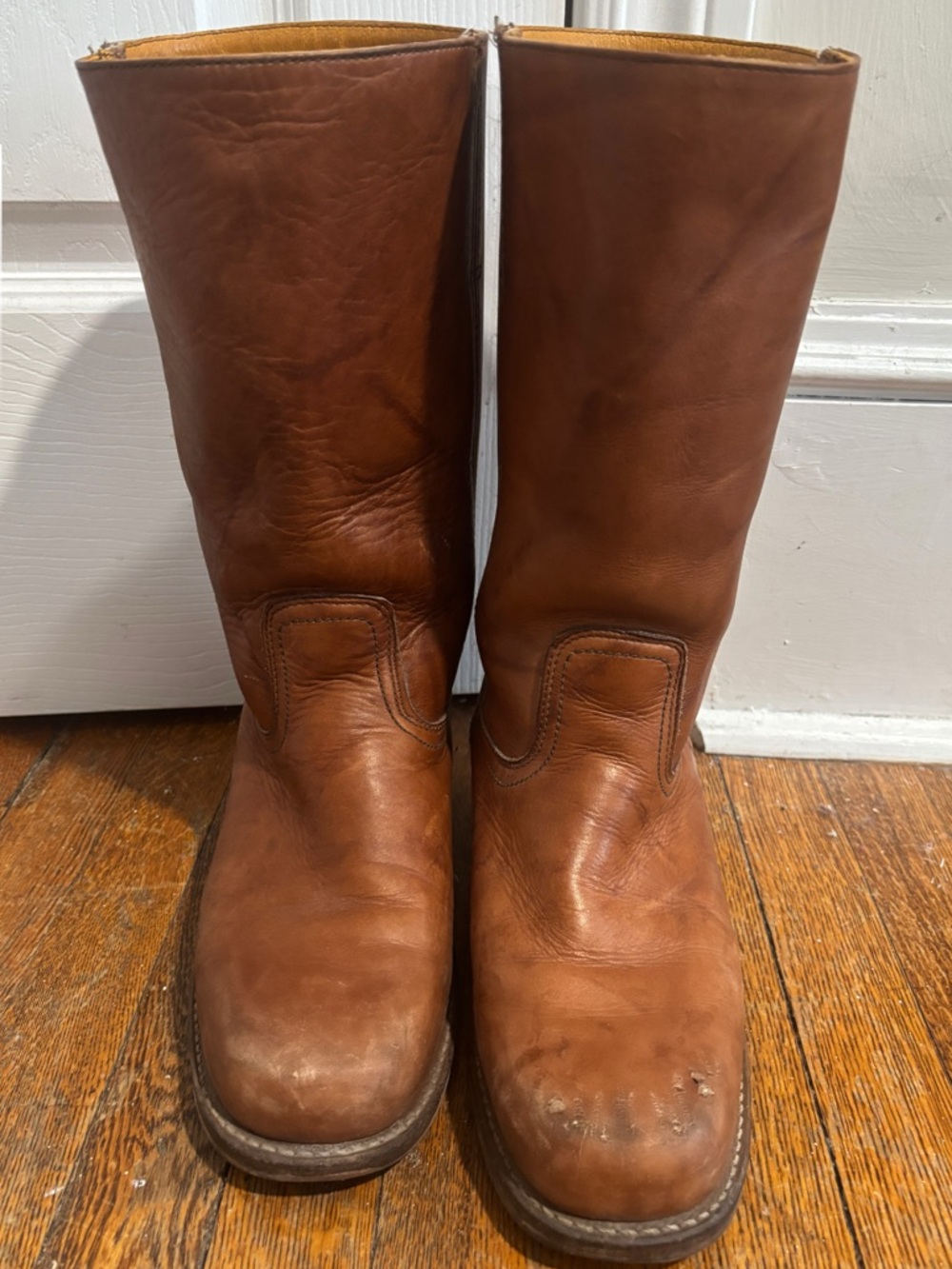 Vintage brown Frye campus boots - Picture 2 of 4